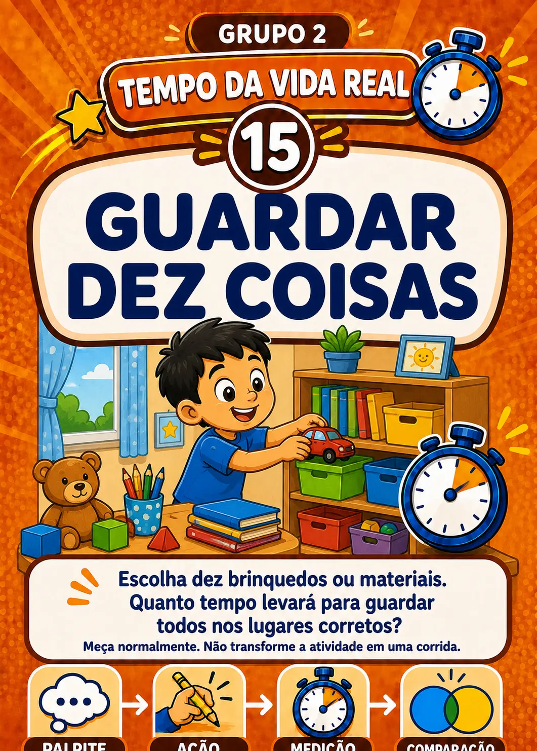 Exemplo de carta do baralho Que Horas São no Meu Cérebro 2