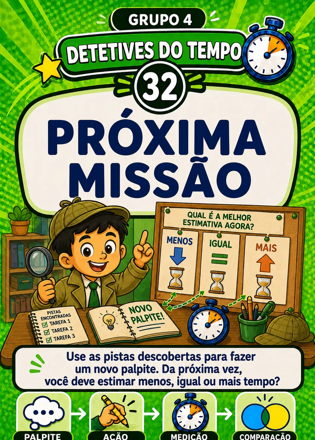 Exemplo de carta do baralho Que Horas São no Meu Cérebro 4